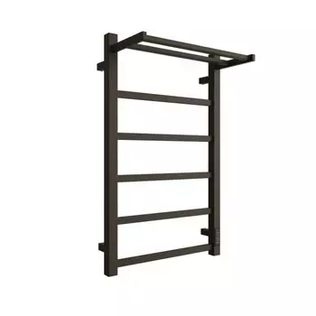 Полотенцесушитель электрический "ДВИН" Fj plaza neo, 1000x500 мм, диммер, чёрный матовый