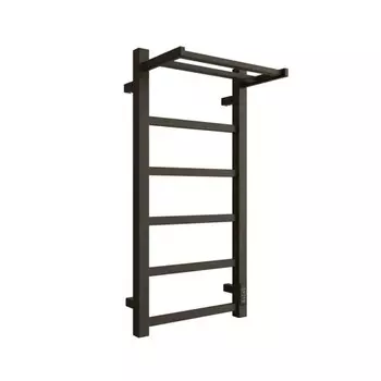 Полотенцесушитель электрический "ДВИН" Fj plaza neo, 800x400 мм, диммер, чёрный матовый