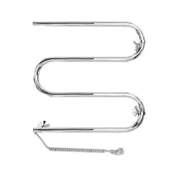 Полотенцесушитель электрический "ДВИН" HD M K Hitze, 600x600 мм, 3/4", без полки, хром