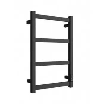 Полотенцесушитель электрический "ДВИН" J plaza neo, 600x400 мм, диммер, чёрный матовый