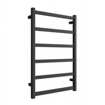Полотенцесушитель электрический "ДВИН" J plaza neo, 800x500 мм, диммер, чёрный матовый
