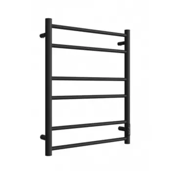 Полотенцесушитель электрический "ДВИН" L neo, 600x500 мм, диммер, чёрный матовый