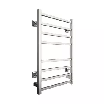 Полотенцесушитель электрический "ДВИН" L plaza neo, 800x400 мм, диммер квадрат, хром
