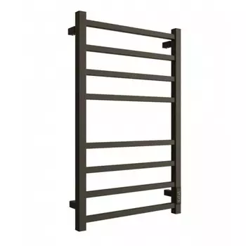 Полотенцесушитель электрический "ДВИН" L plaza neo, 800x500 мм, диммер, чёрный матовый