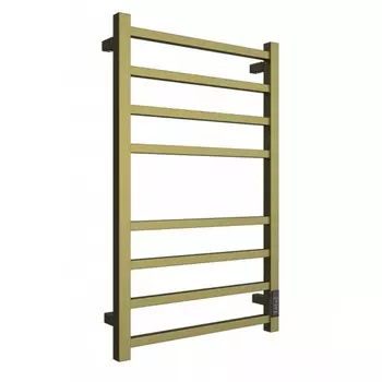 Полотенцесушитель электрический "ДВИН" L plaza neo, 800x500 мм, диммер, бронза полуглянец