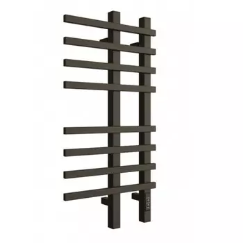 Полотенцесушитель электрический "ДВИН" LX plaza neo, 1000x500 мм, диммер, чёрный матовый