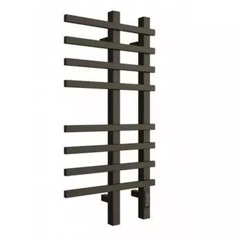 Полотенцесушитель электрический "ДВИН" LX plaza neo, 600x400 мм, диммер, чёрный матовый