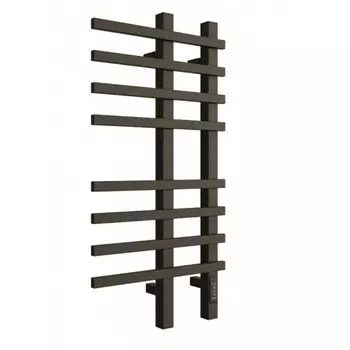 Полотенцесушитель электрический "ДВИН" LX plaza neo, 800x400 мм, диммер, чёрный матовый