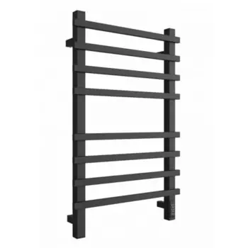 Полотенцесушитель электрический "ДВИН" N plaza neo, 600x500 мм, диммер, чёрный матовый