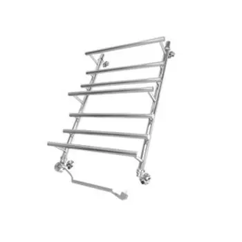 Полотенцесушитель электрический "ДВИН" Q Primo, 500x500 мм, 1"-3/4"-1/2", ТЭН слева, хром