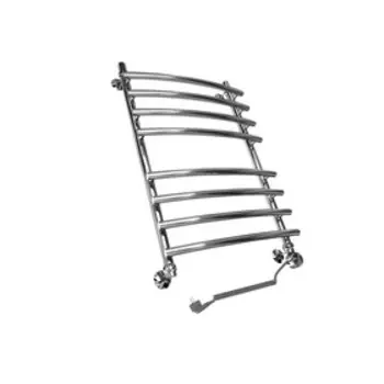 Полотенцесушитель электрический "ДВИН" R Primo, 800x500 мм, 1"-3/4"-1/2", ТЭН справа, хром