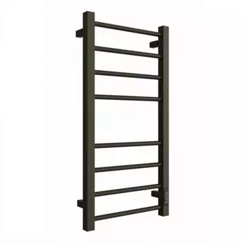 Полотенцесушитель электрический "ДВИН" S plaza neo, 800x400 мм, диммер, чёрный матовый