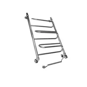 Полотенцесушитель электрический "ДВИН" W, 1000x600 мм, 1"-1/2", ТЭН справа, хром