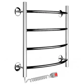 Полотенцесушитель электрический INDIGO Arc 50/50, 500x500 мм, правый, полированный