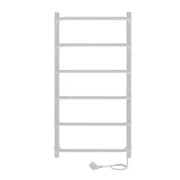 Полотенцесушитель электрический INDIGO Embrace, 800х500 мм, скрытый монтаж, белый матовый