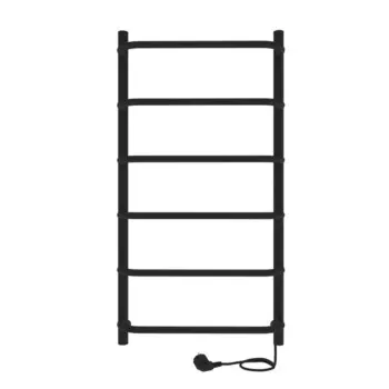 Полотенцесушитель электрический INDIGO Embrace, 800х500 мм, скрытый монтаж, черный