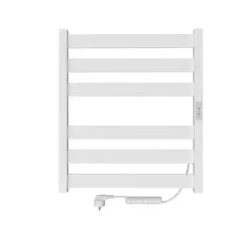 Полотенцесушитель электрический INDIGO Oktava Slim 5, 600х500 мм, скрытый монтаж, белый