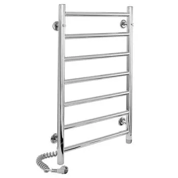 Полотенцесушитель электрический "Ларис" Джаз, 400х700 мм, лесенка, 7 перекладин, левый