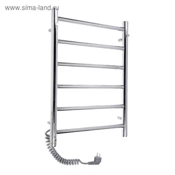 Полотенцесушитель электрический "Ларис" Джаз П6, 400х600 мм, 95 Вт, левый