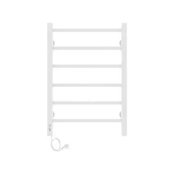 Полотенцесушитель электрический Laris Феличия ЧК6, 400х600 мм, 6 перекладин, левый, белый