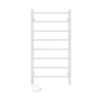 Полотенцесушитель электрический Laris Феличия ЧК8, 400х800 мм, 8 перекладин, левый, белый