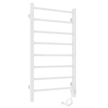 Полотенцесушитель электрический Laris Феличия ЧК8, 400х800 мм, 8 перекладин, правый, белый