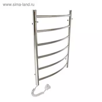 Полотенцесушитель электрический "Ларис Классик П6", 450х600 мм, 86 Вт, левый