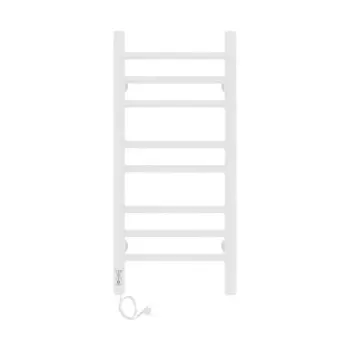 Полотенцесушитель электрический Laris Лаванда ЧК, 300х700 мм, 8 перекладин, левый, белый