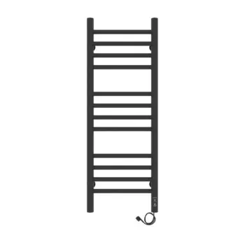Полотенцесушитель электрический Laris Лаванда ЧКЧ, 300х900 мм, 12 перекладин, правый, черн.