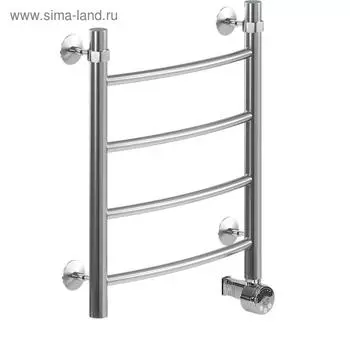 Полотенцесушитель электрический "НИКА" Arc ЛД, 500 x 400 мм, без полочки, хром