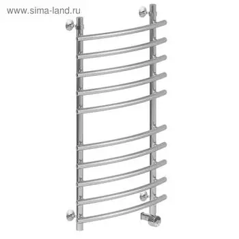 Полотенцесушитель электрический "НИКА" Bamboo ЛБ 6, 1000 x 600 мм, без полочки, хром