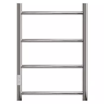 Полотенцесушитель электрический Point "Афина" PN04756, П4, 500x600 диммер слева, хром