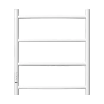 Полотенцесушитель электрический Point "Афина" PN04756W, П4, 500x600 диммер слева, белый