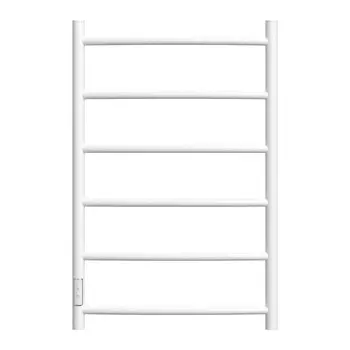 Полотенцесушитель электрический Point "Афина" PN04758W, П6, 500x800 диммер слева, белый