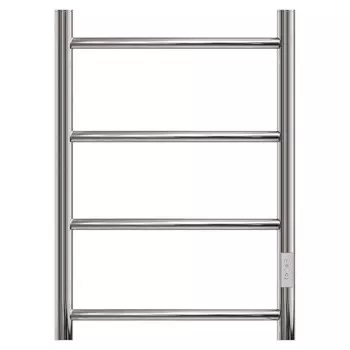 Полотенцесушитель электрический Point "Афина" PN04856, П4, 500x600 мм, диммер справа, хром