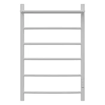 Полотенцесушитель электрический Point Афина PN04858PW, П5, 500x800, полка, диммер прав, бел