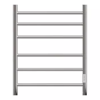 Полотенцесушитель электрический Point "Аврора" PN10846, П6, 400x600 мм, диммер справа, хром