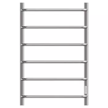 Полотенцесушитель электрический Point "Ника" PN08848, П6, 400x800 мм, диммер справа, хром