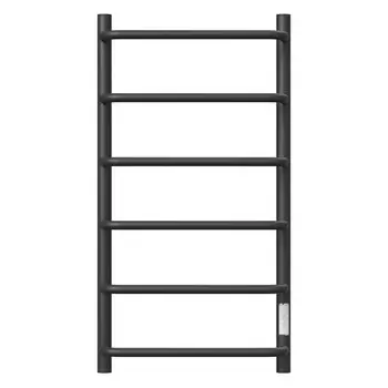 Полотенцесушитель электрический Point "Ника" PN08848B, П6, 400x800 мм, диммер справа, черный