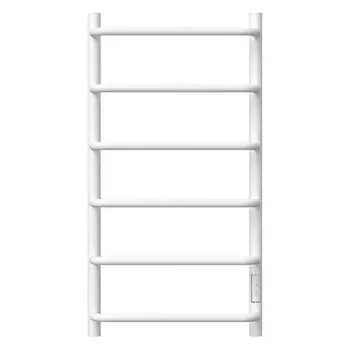 Полотенцесушитель электрический Point "Ника" PN08848W, П6, 400x800 мм, диммер справа, белый