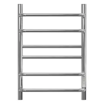 Полотенцесушитель электрический Point "Сатурн" PN90846, П6, 400x600 мм, диммер справа, хром