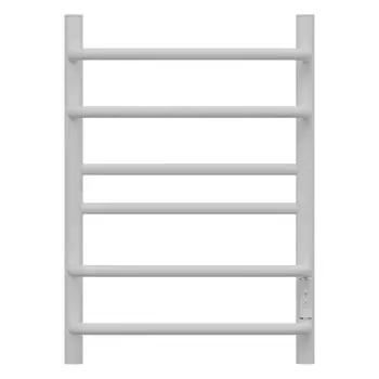 Полотенцесушитель электрический Point "Сатурн" PN90846W, П6, 400x600мм, диммер справа, белый