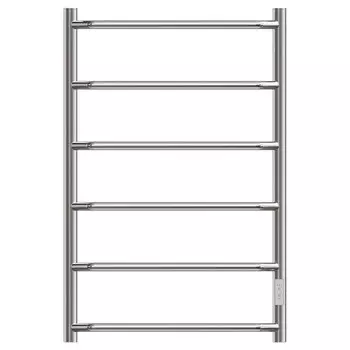 Полотенцесушитель электрический Point "Виктория" PN06858, П6, 500x800мм, диммер справа, хром