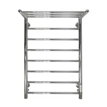 Полотенцесушитель электрический "САНПРИЗ" Аврора П8, 500x800 мм, полка, левый/правый, хром