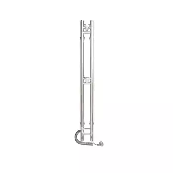 Полотенцесушитель электрический "САНПРИЗ" Дуэт КРУГ, 100x1200 мм, левый, хром