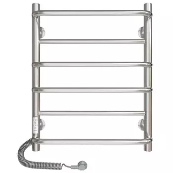 Полотенцесушитель электрический "САНПРИЗ" Евромикс П6, 450x600 мм, левый, хром