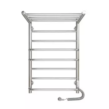 Полотенцесушитель электрический "САНПРИЗ" Евромикс П8, 500x800 мм, полка, левый/прав., хром