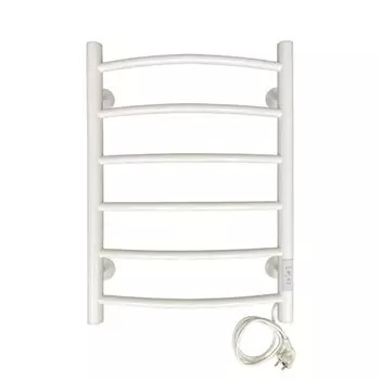 Полотенцесушитель электрический "САНПРИЗ" Классик П6, 400x600 мм, универсальный, белый