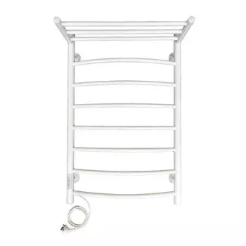 Полотенцесушитель электрический "САНПРИЗ" Классик П8, 500x800 мм, левый, белый