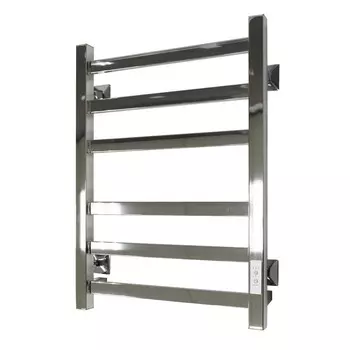 Полотенцесушитель электрический "САНПРИЗ" Контур П6, 400x600 мм, левый/правый, хром